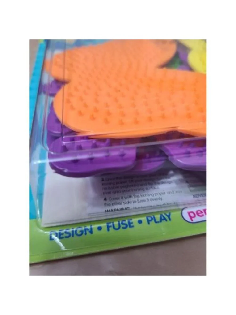 Perler Funfusion 7 Pegboards Colored Made in  USA